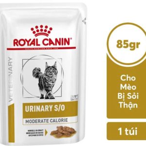 Pate Royal Canin Urinary S/O cho mèo bị sỏi thận và tiết niệu gói 85 gam